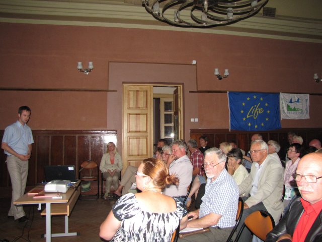 Meeting in Ķemeri town on July 19, 2012. Photo: A.Pendere.