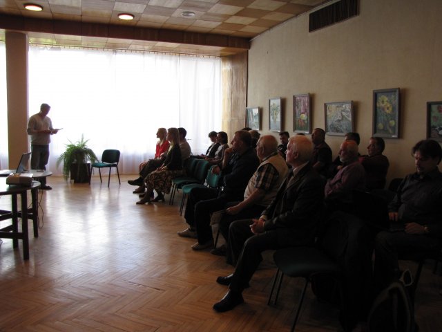 Meeting in Slampe village on June 27, 2012, assembled 21 participants. Photo: A.Pendere.