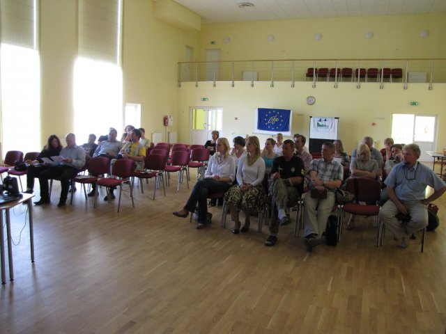 Meeting at Smārde village on June 18, 2012. The meeting was attended by 29 participants. Photo: Aija Pendere.